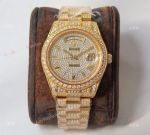 Knockoff 904L Gold Rolex Day Date 40 Bustdown Watches For Sale (1)_th.jpg